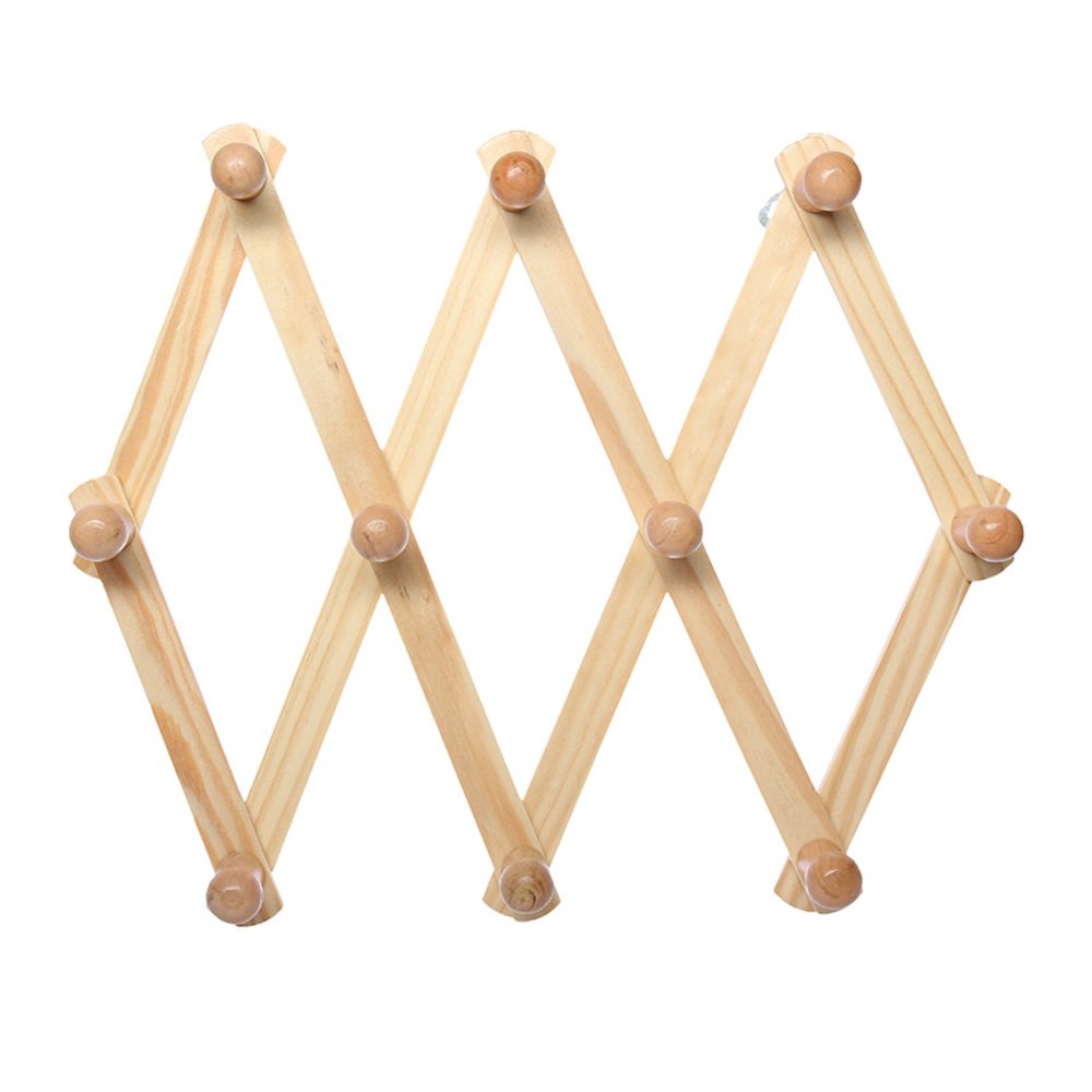 Cabide Parede Sanfonado 10 Ganchos- Western Home