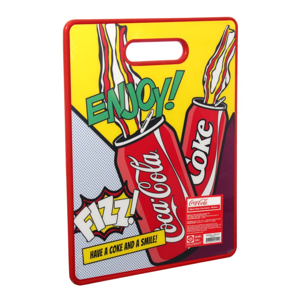 Tabua Churrasco Coca-Cola Enjoy 36,5CM