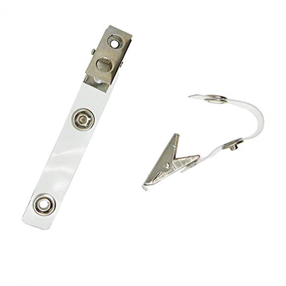 Clips Jacare Alca Leitosa Metal Mares P/Cracha C/100