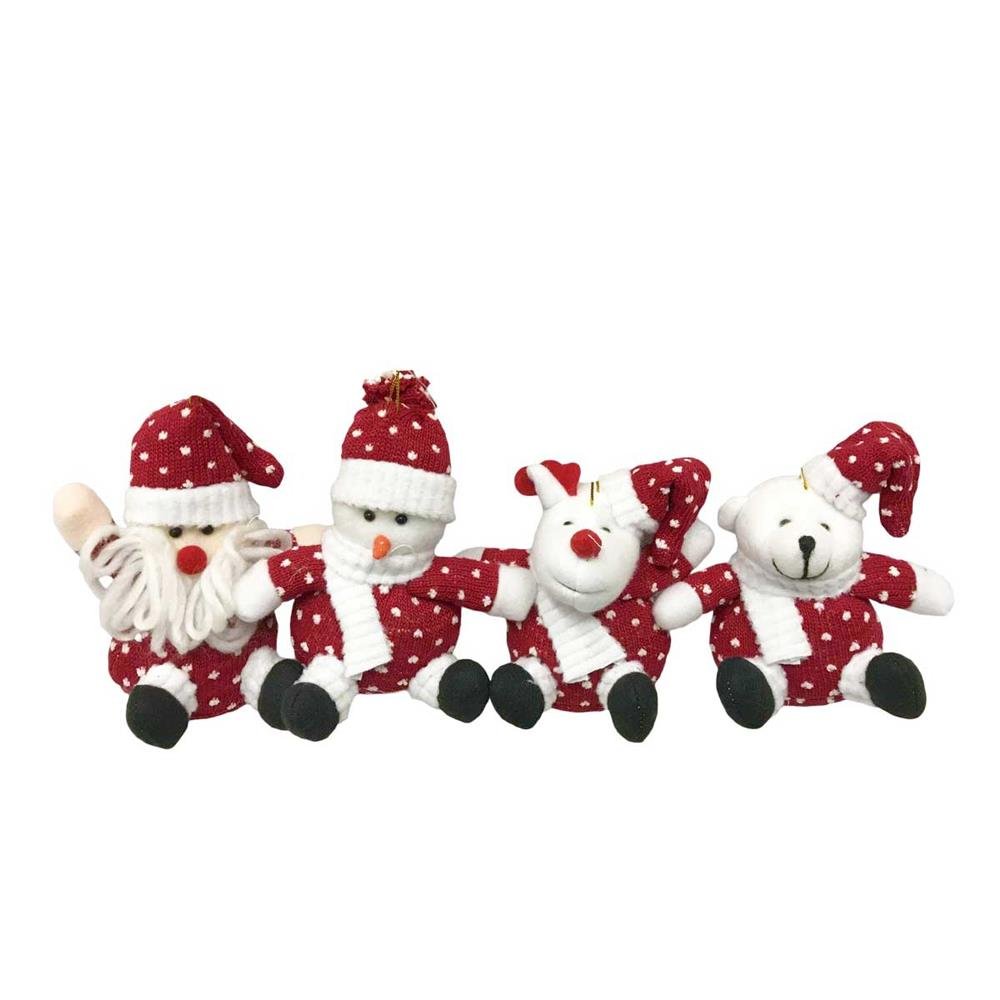 Enfeite Decorativo Natal Pendulo Boneco Bolinhas Master 14Cm Ref Mc7554