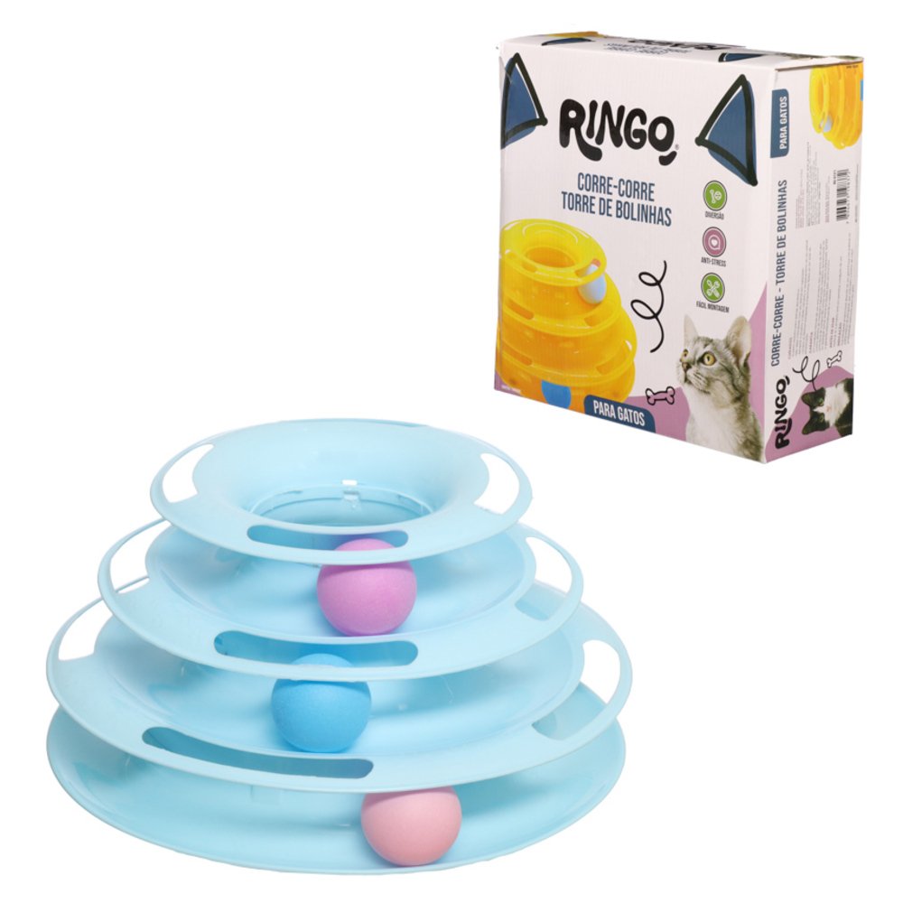 Brinquedo Gato Corre Corre Bolinha - Ringo