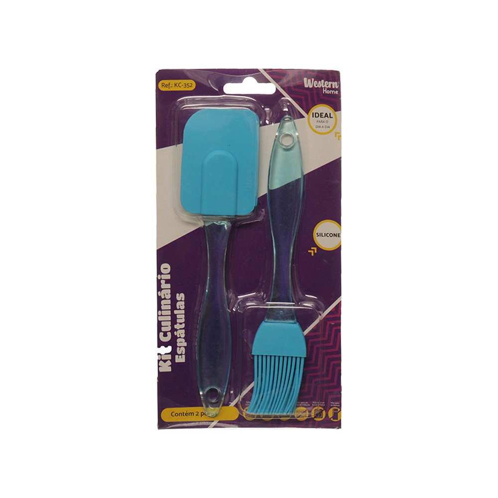 Espátulas Silicone 2 Peças - Western Home