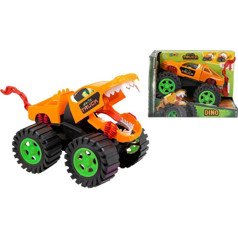 Carrinho Monster Truck Dino 29X18x20cm ¿ Laranja