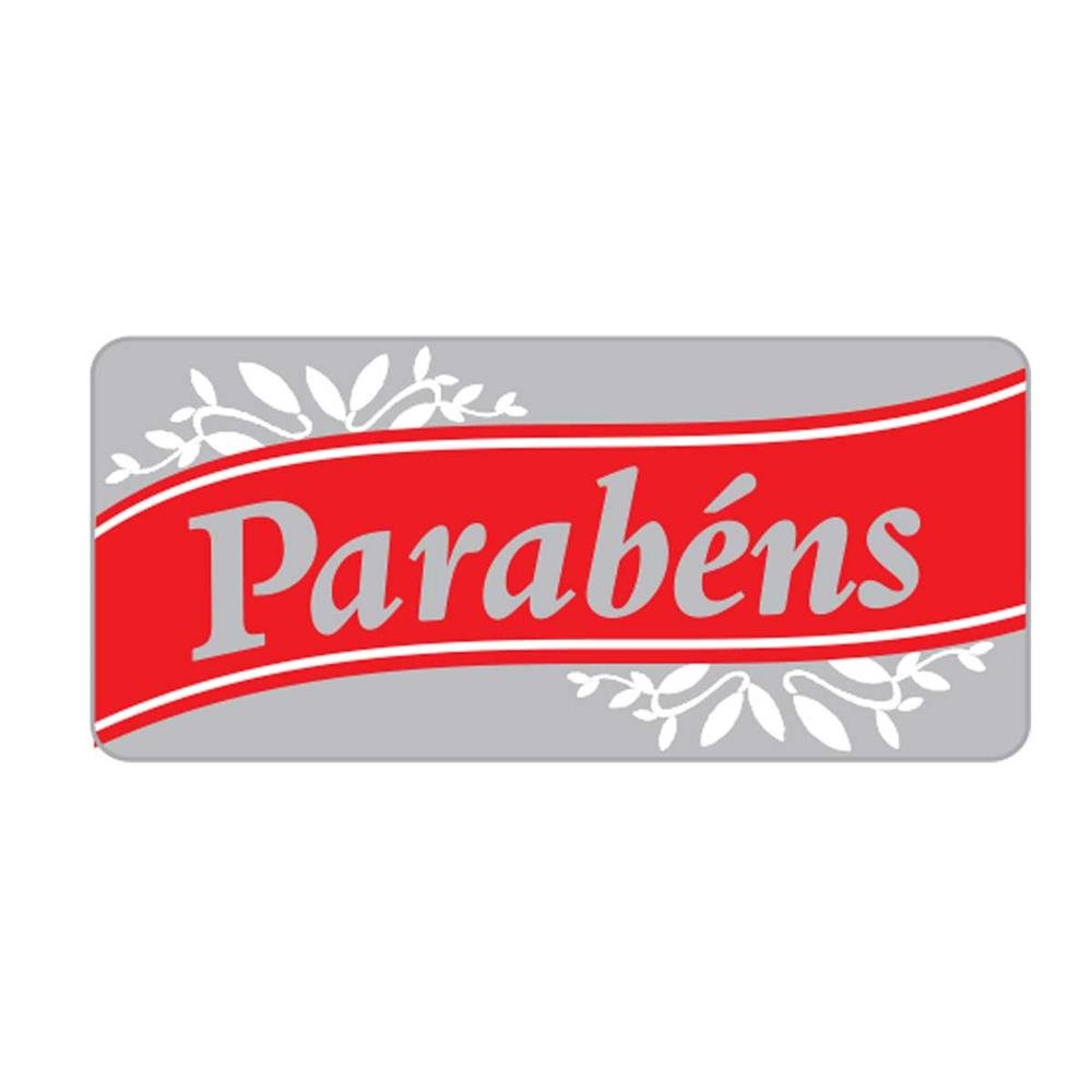 Etiqueta De Presente Karina Parabens 100 Etiquetas 2 Metros Ref 125