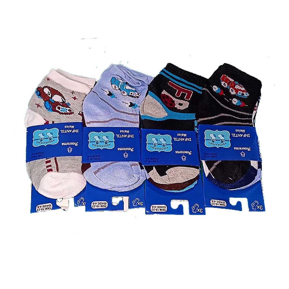 Meia Infantil Tamanho 19-23 C/12 Pares