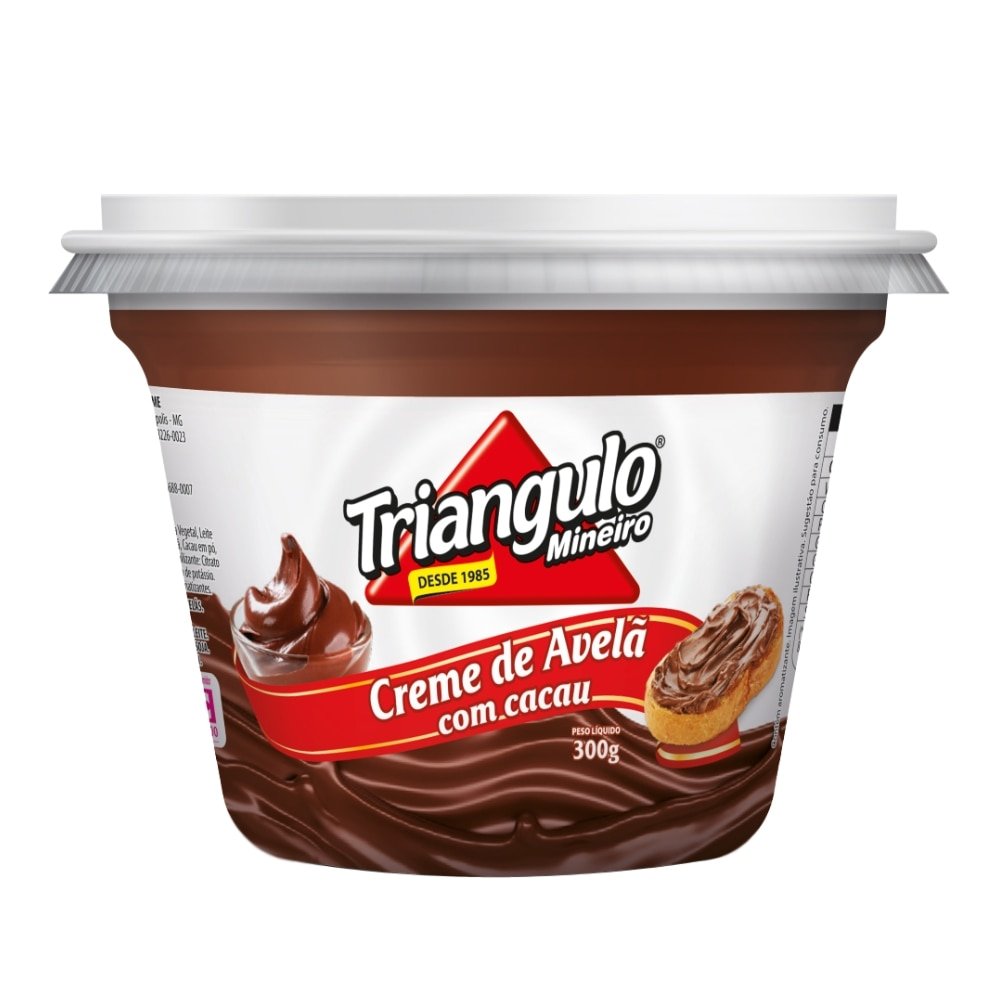 CREME DE AVELA TRIANGULO POTE 12X300G