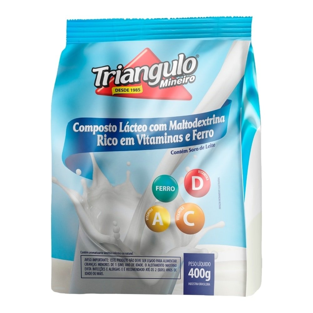 COMPOSTO LACTEO TRIANGULO SACHE 20X400G