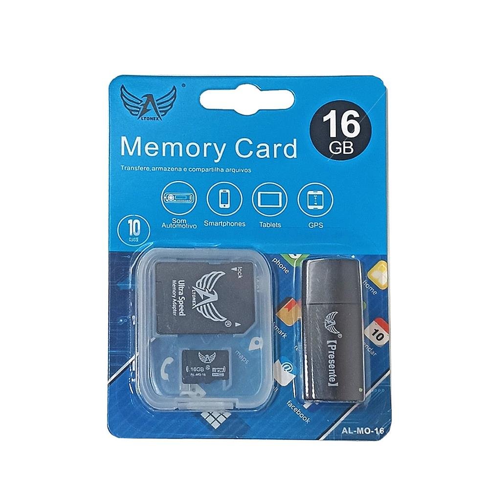 Cartao De Memoria Micro Sd Altomex 16G Al-Mo-16