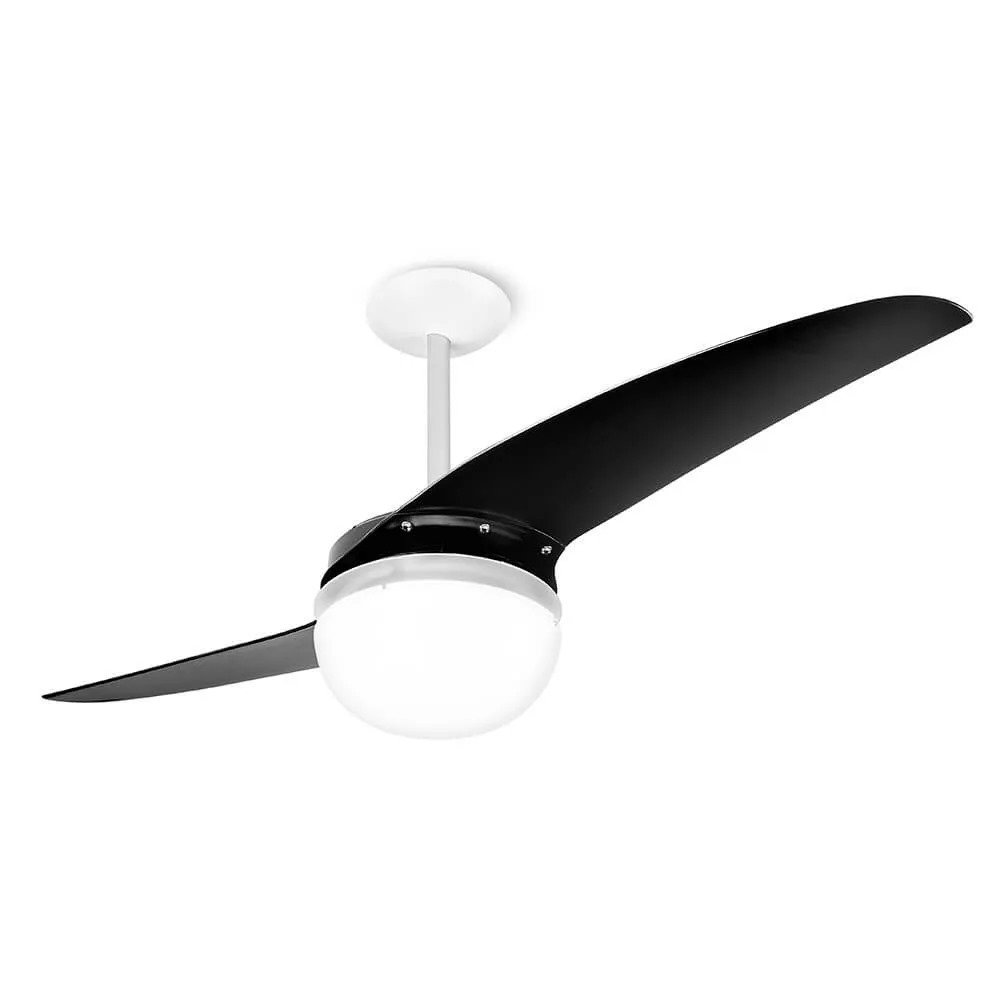 Ventilador De Teto Wind 202 C/Cr Black Piano 127V