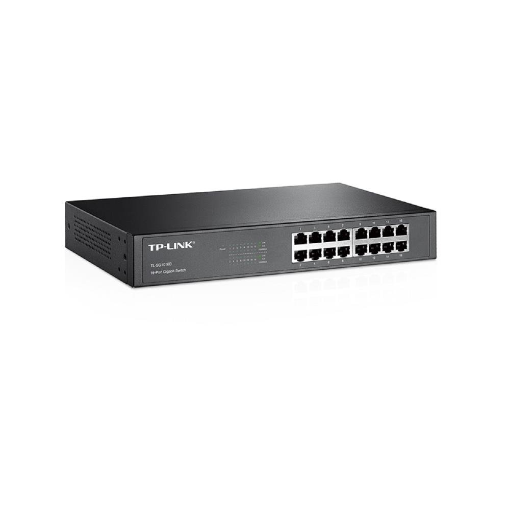 Switch 16 portas TP-Link, Gigabit, 10/100/1000mbps, TL-SG1016D(BR)