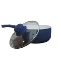 Jogo De Panela Em Aluminio C/Revestimento Ceramico 4 Pecas Azul 7262