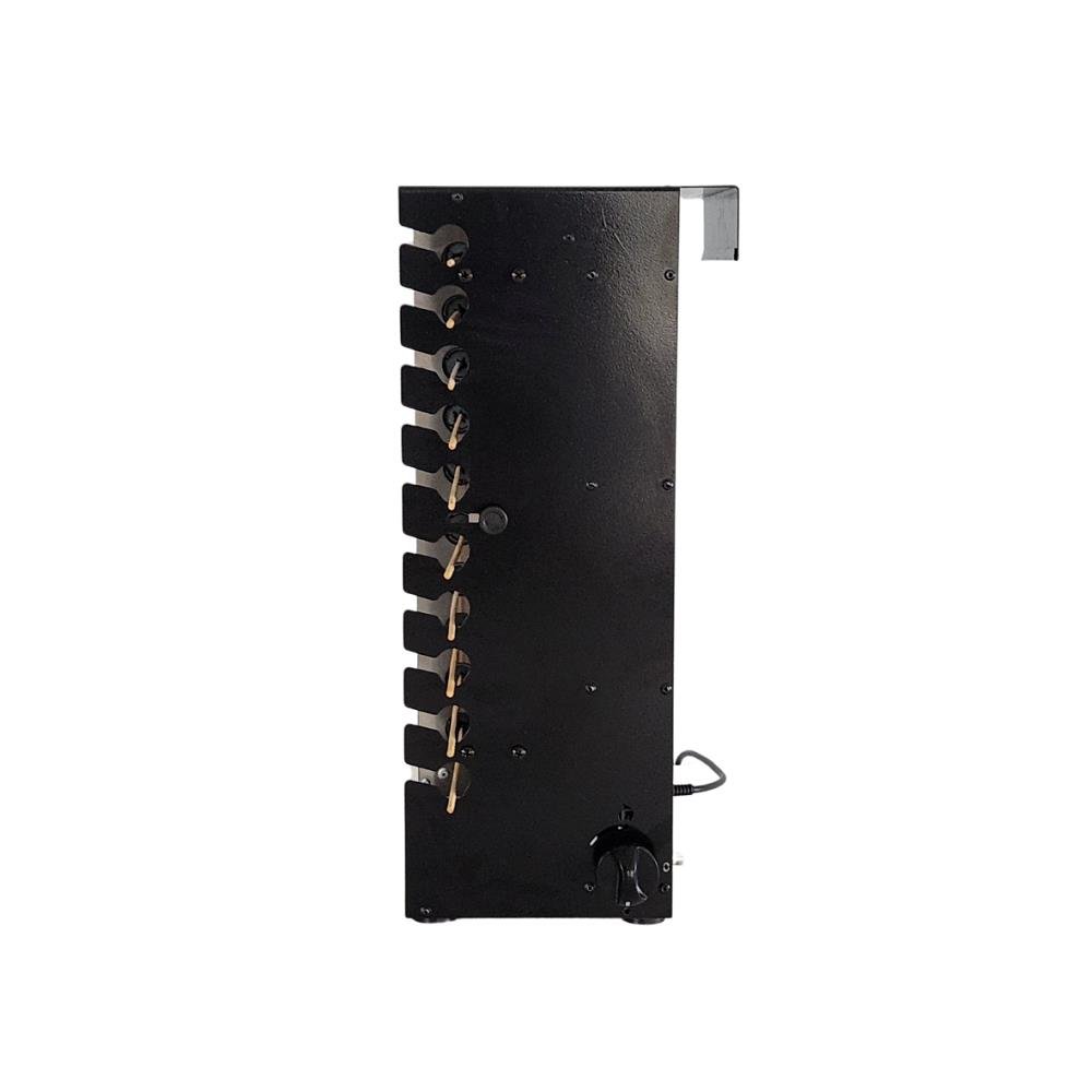 Churrasqueira Mini Espeto a Gás no Assador e Motor 127V para Rotação dos Espetinhos