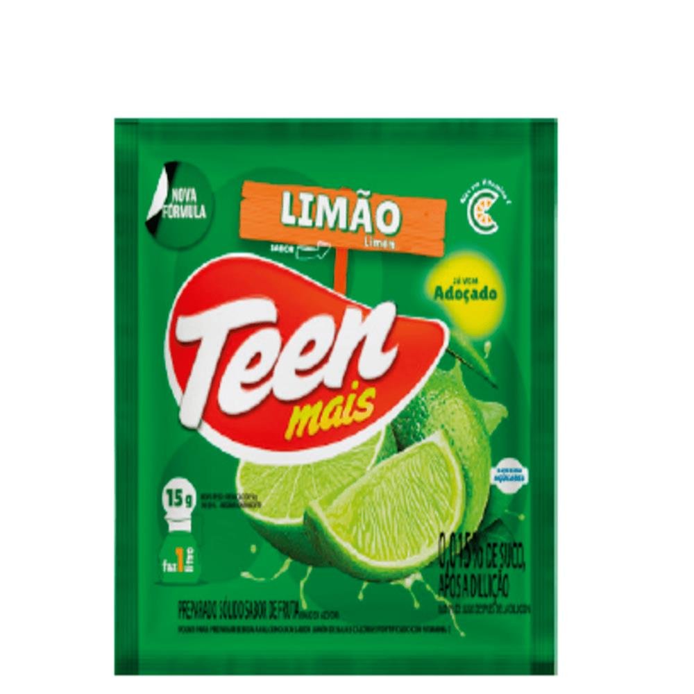 Refresco Em po Teen Mais 15 G - Limão