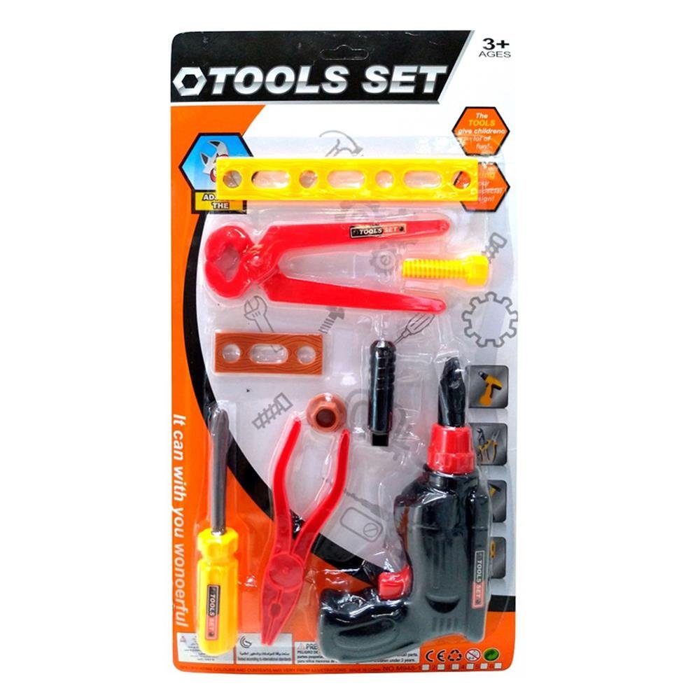 Brinquedo Kit Ferramentas De Plasticos First Brasil Md3149