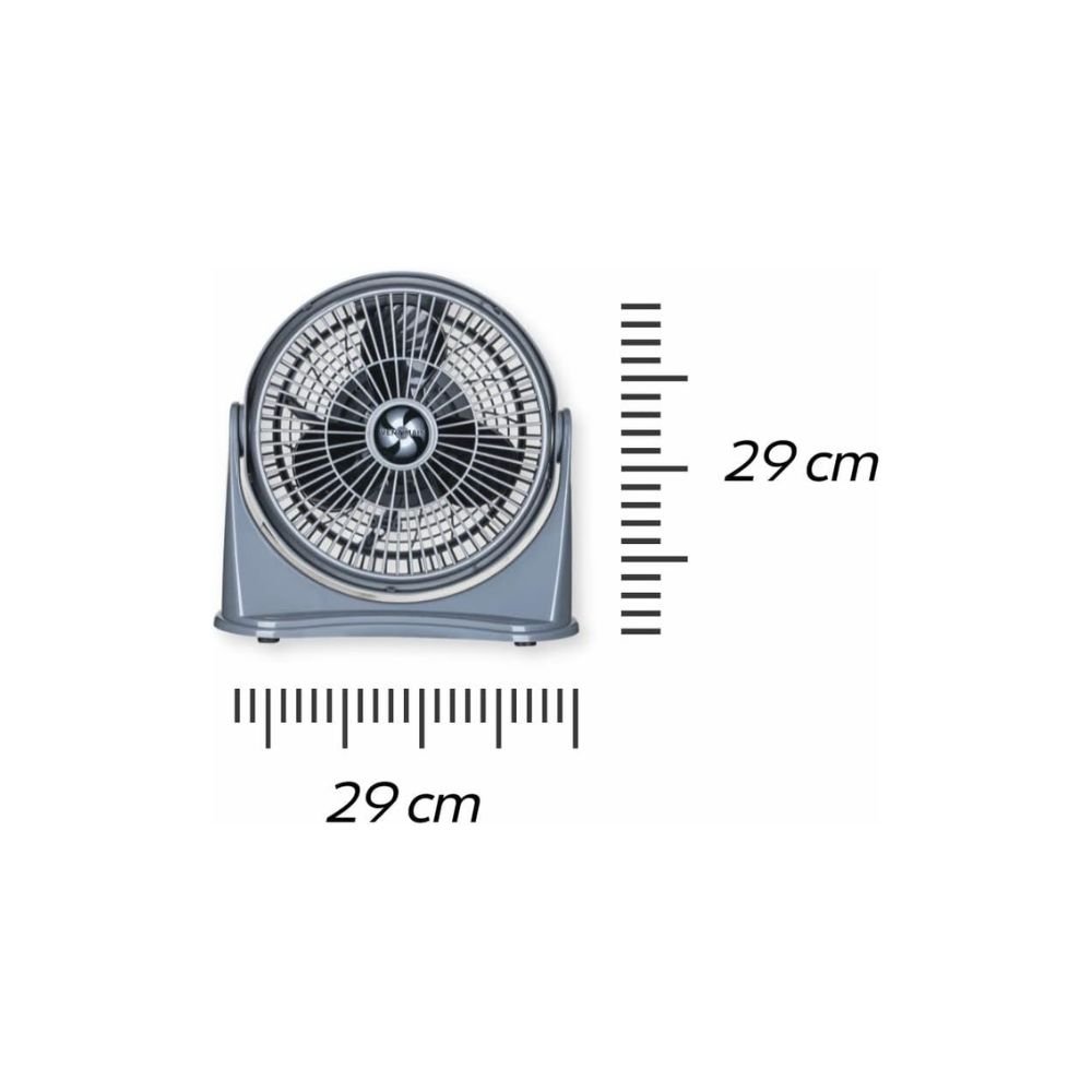 Circulador De Ar 25cm Ventimais 3 Em 1 2 Vel Cinza/Prata 127v