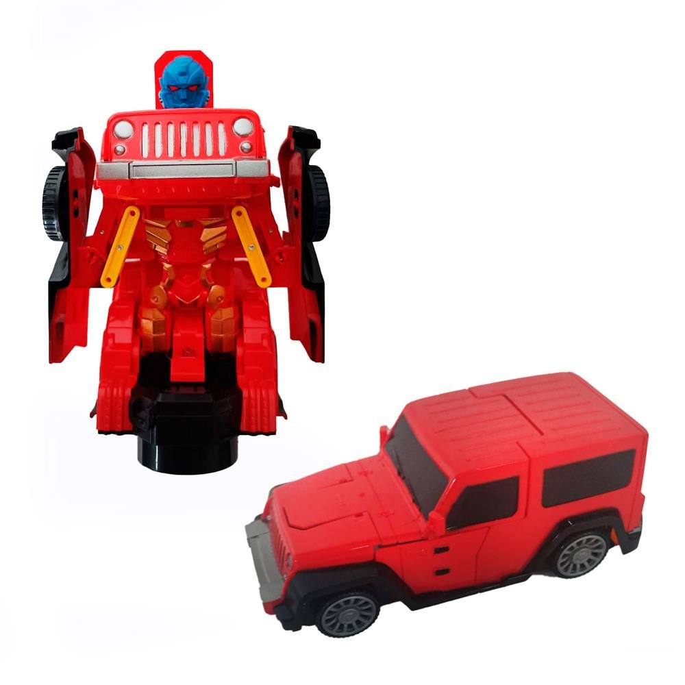 Carro Vira Robo Mega City Bbr Toys R3231