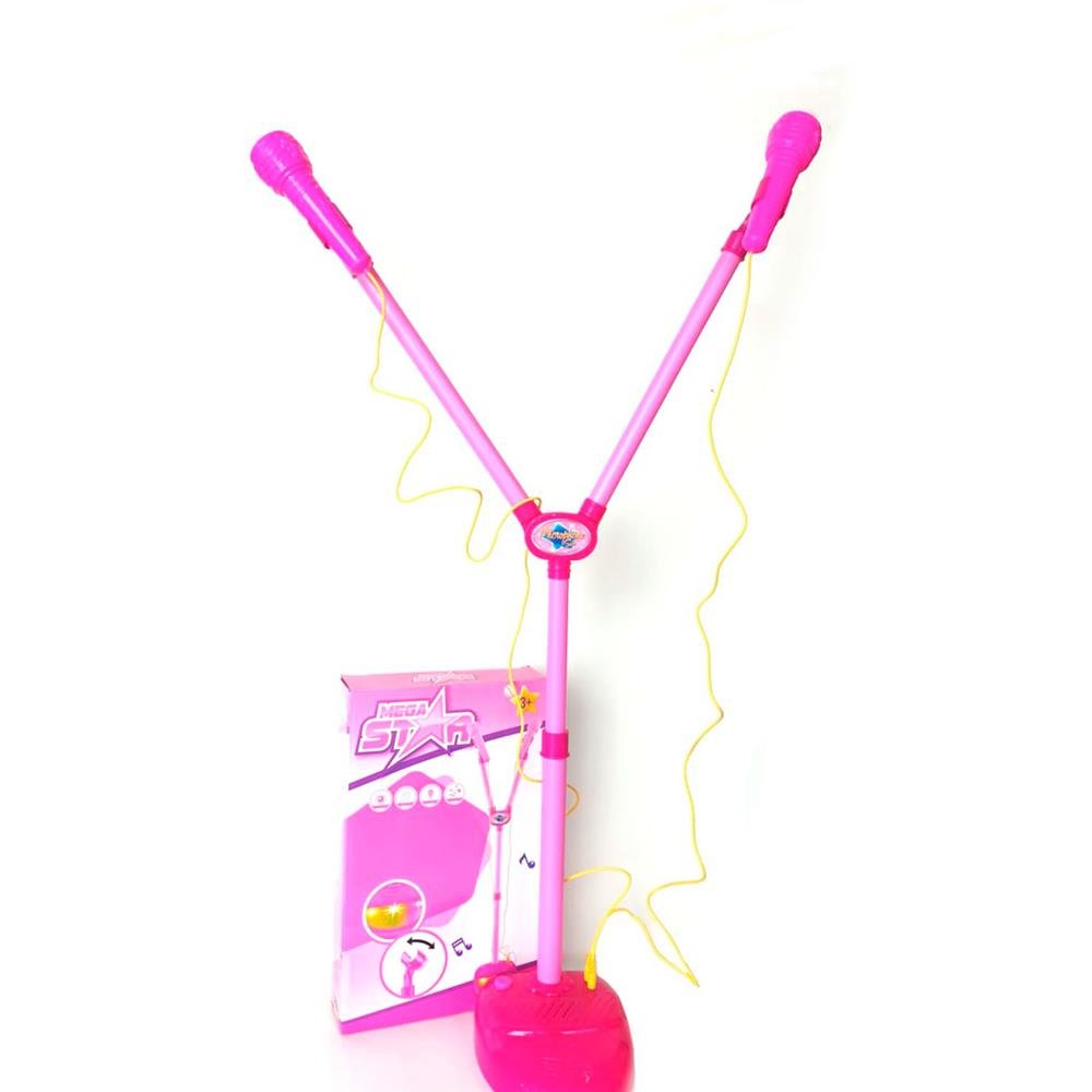 Microfone Mega Star C/Pedestal Dueto R2975