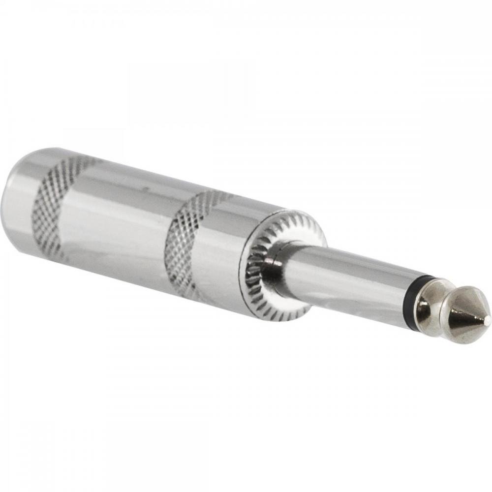 Conector P10 Macho Mono Niquelado HJ014M HYX Un.Venda: MVA/2