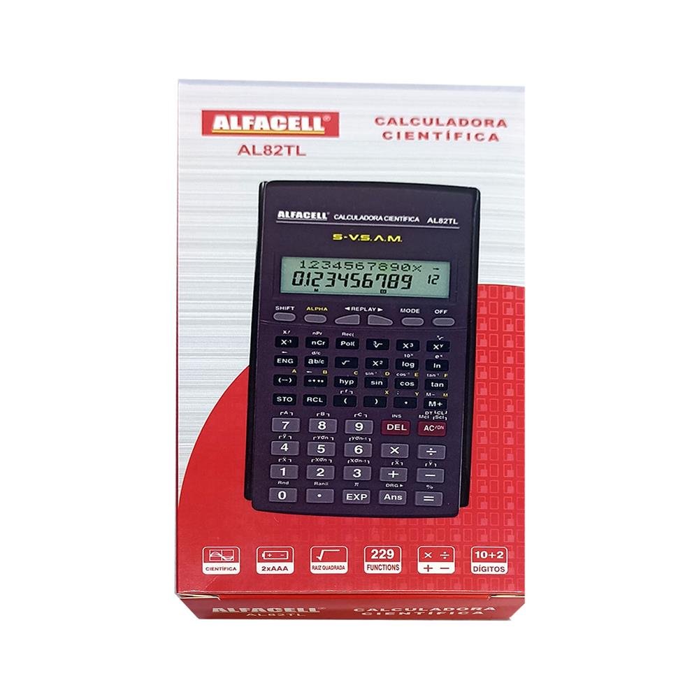 Calculadora De Mesa Cientifica Alfacell 10 Dig Al82tl