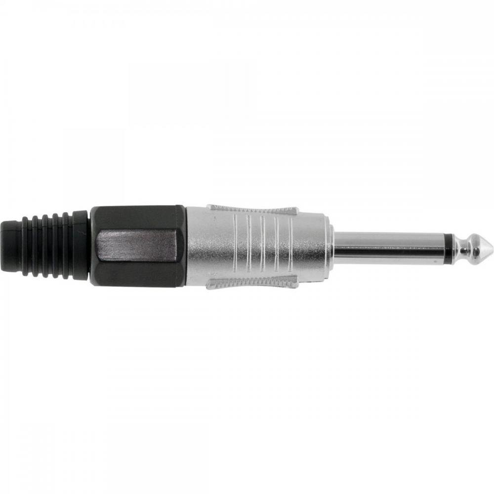 Conector P10 Macho Mono Niquelado HJ001M HYX Un.Venda: MVA/2