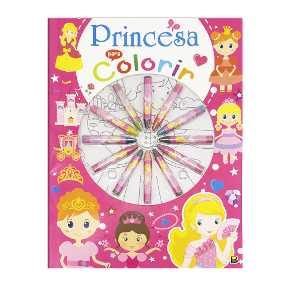 Cores Em Acao Princesa Para Colorir Todo Livro