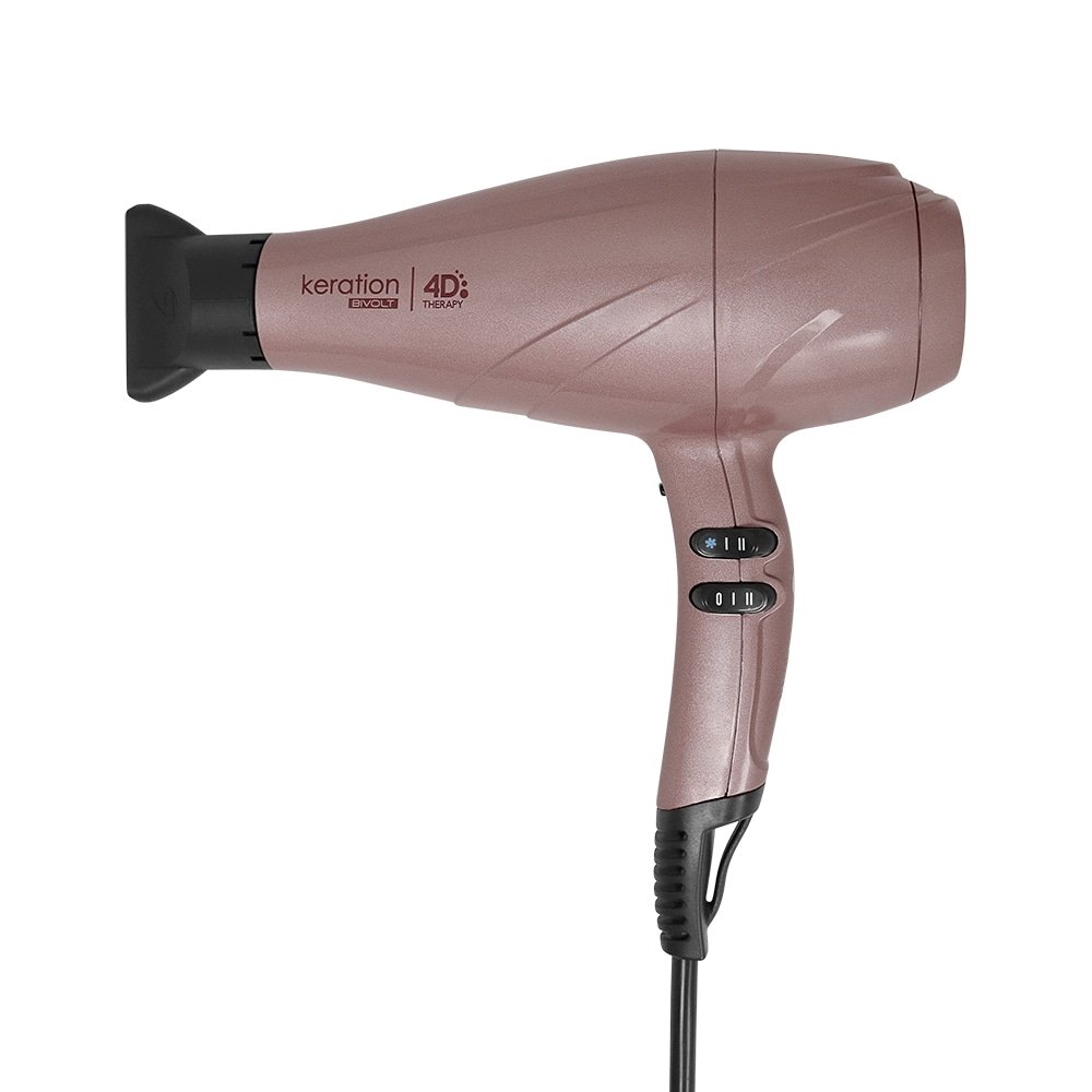 Secador Gama Keration 4D Therapy Nacional - 2500W, Rosê, Bivolt