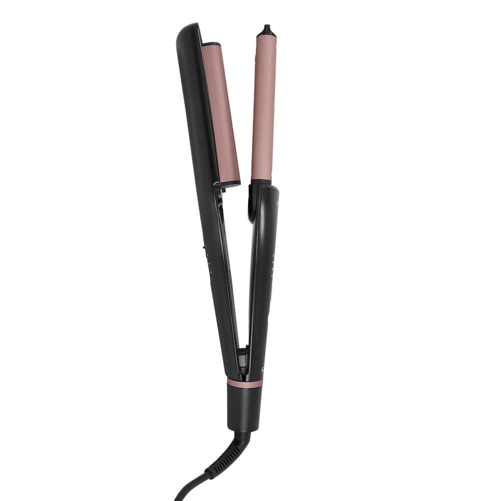 Modelador de Cachos Gama X-WAVES Keration - Rosê/Preto, Bivolt