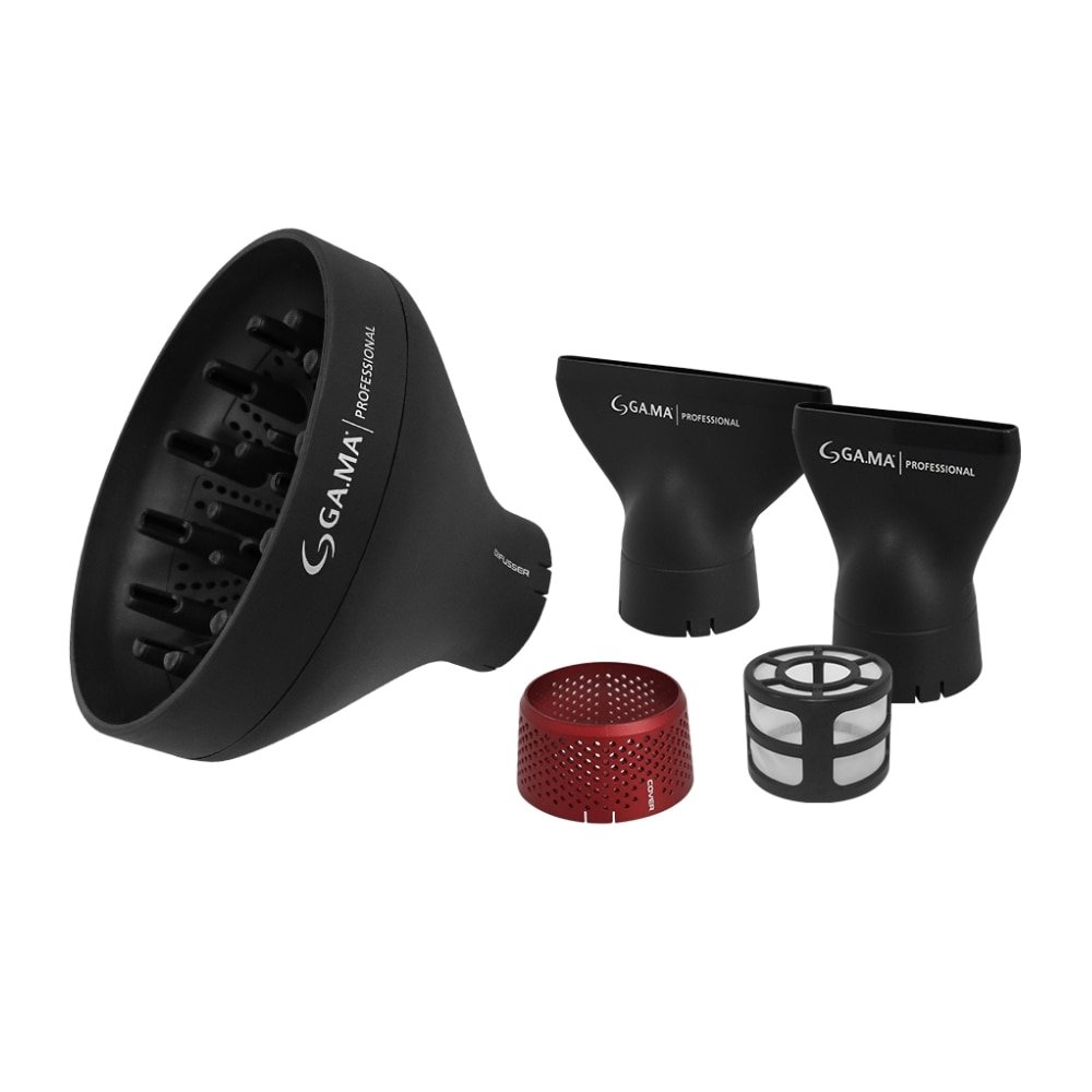 Secador Gama IQ Lite Red - 1400W, 2 Velocidades, 3 Temperaturas, Vermelho, 110V