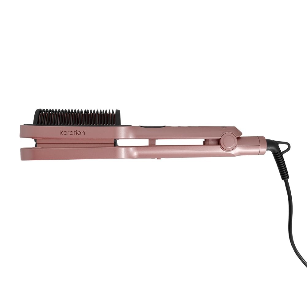 Prancha Modeladora Gama Waver & Brush Keration - 70W, Rosa, Bivolt