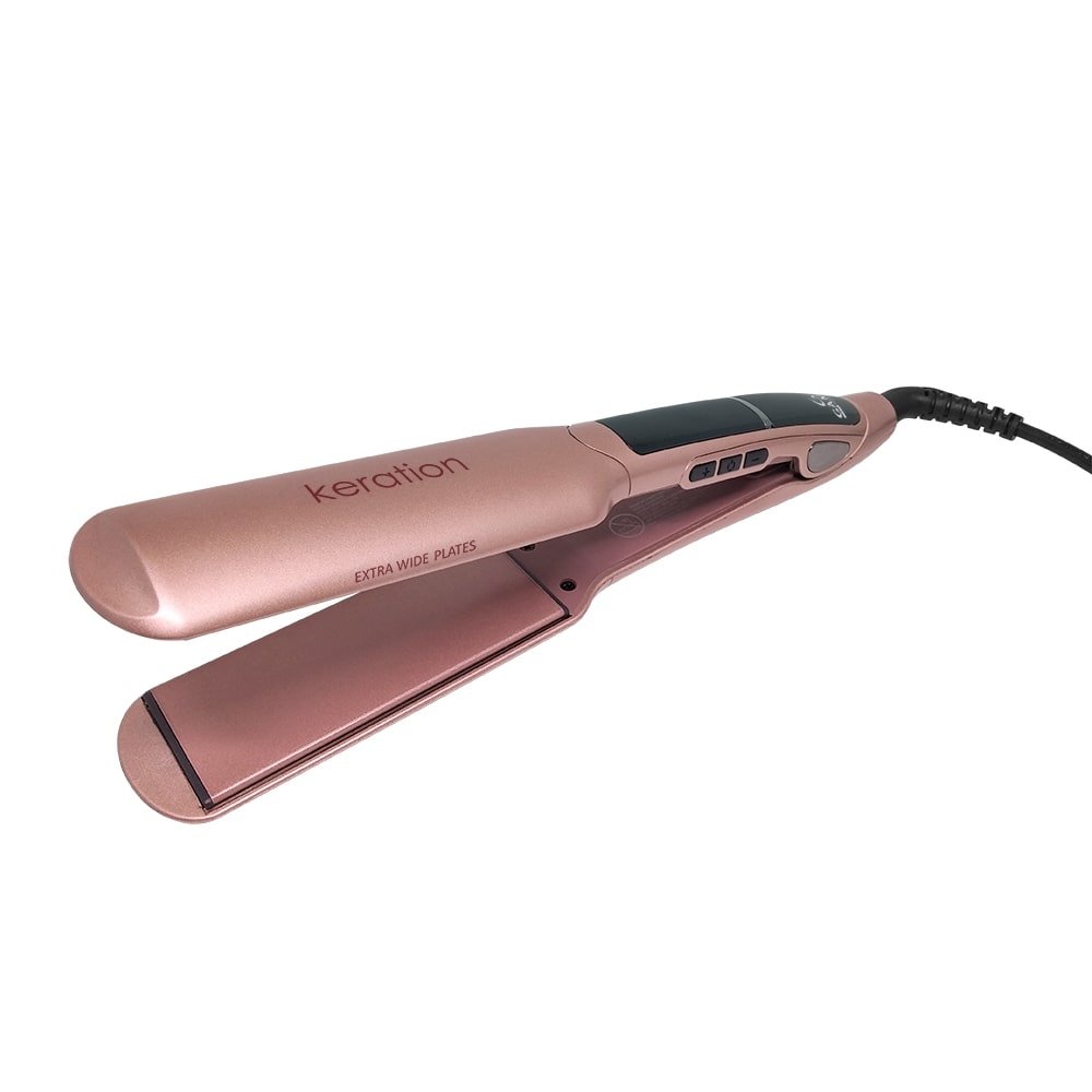 Prancha Modeladora Gama X-WIDE Keration Pro - Rosa, 51W, Bivolt