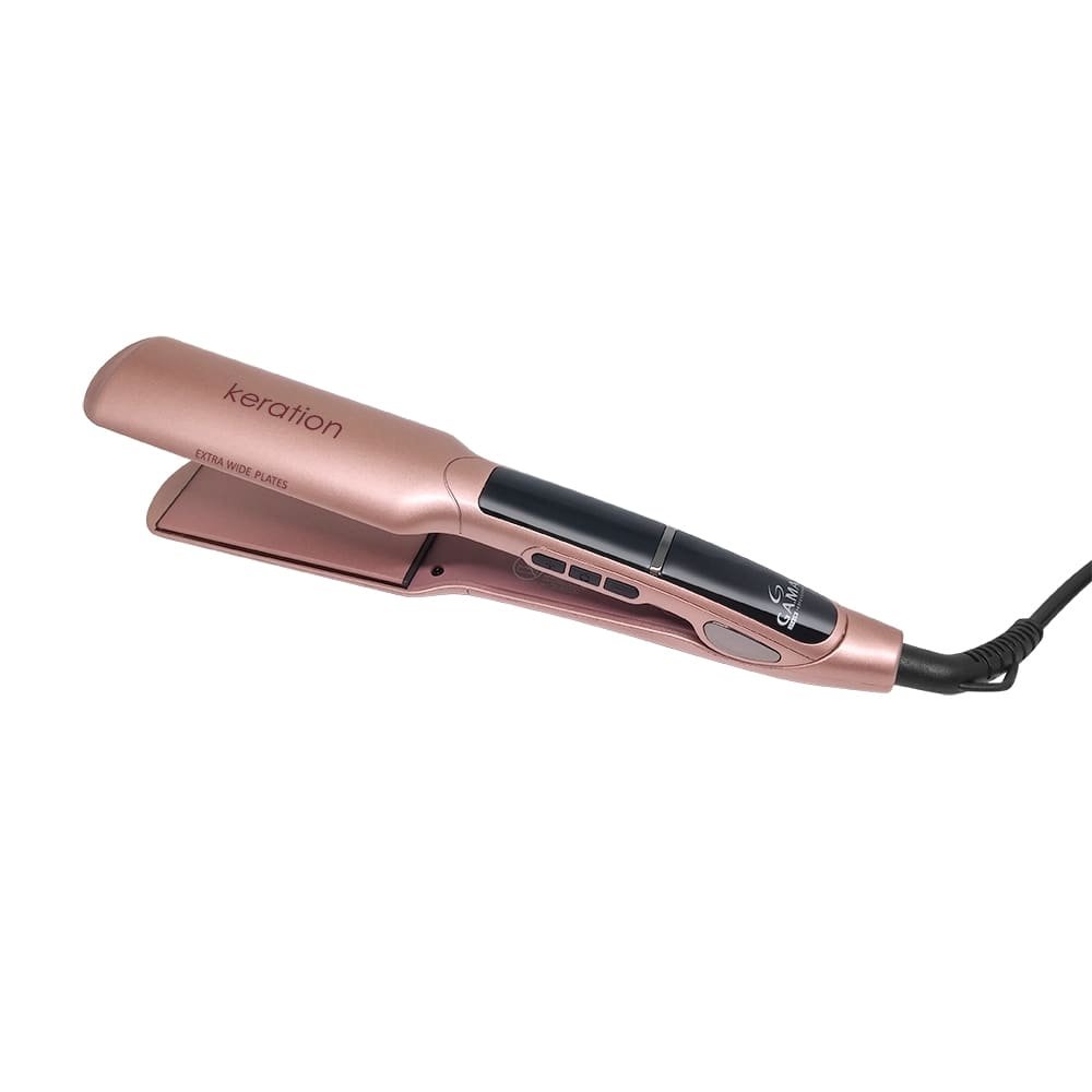 Prancha Modeladora Gama X-WIDE Keration Pro - Rosa, 51W, Bivolt