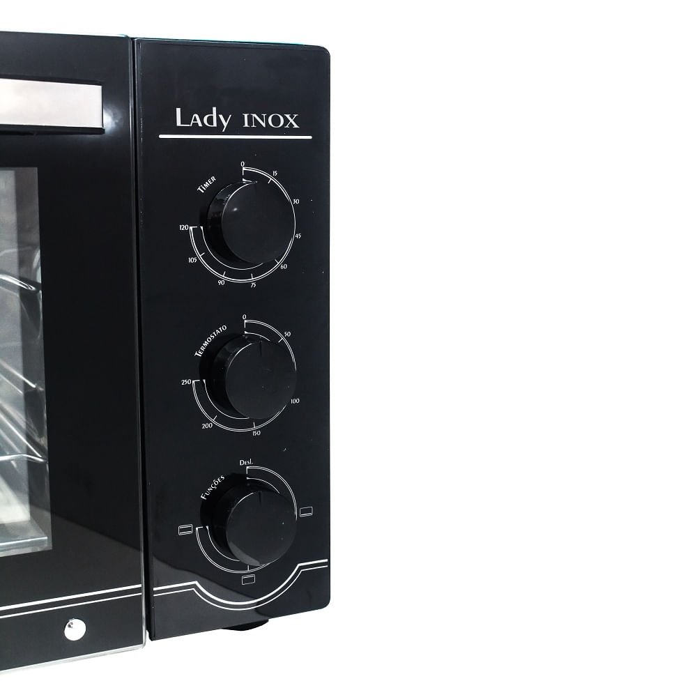Forno Elétrico Safanelli 45 Litros Lady Com Migalheiro Inox FLP220 ¿ 220 Volts