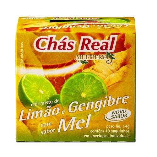 Ch Real Multiervas Lim o Gengibre e Mel 14 Gramas Martins Atacado