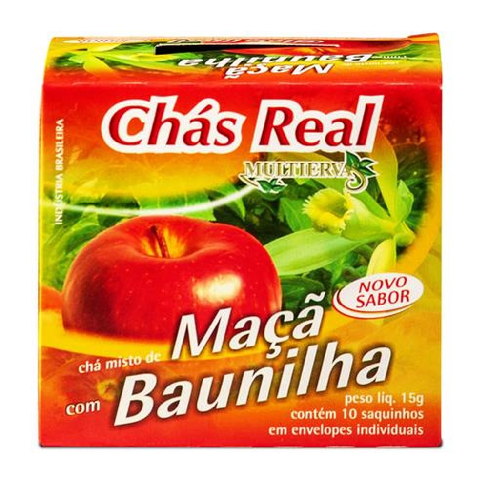 Chá Real Multiervas Maça com Baunilha 15 Gramas