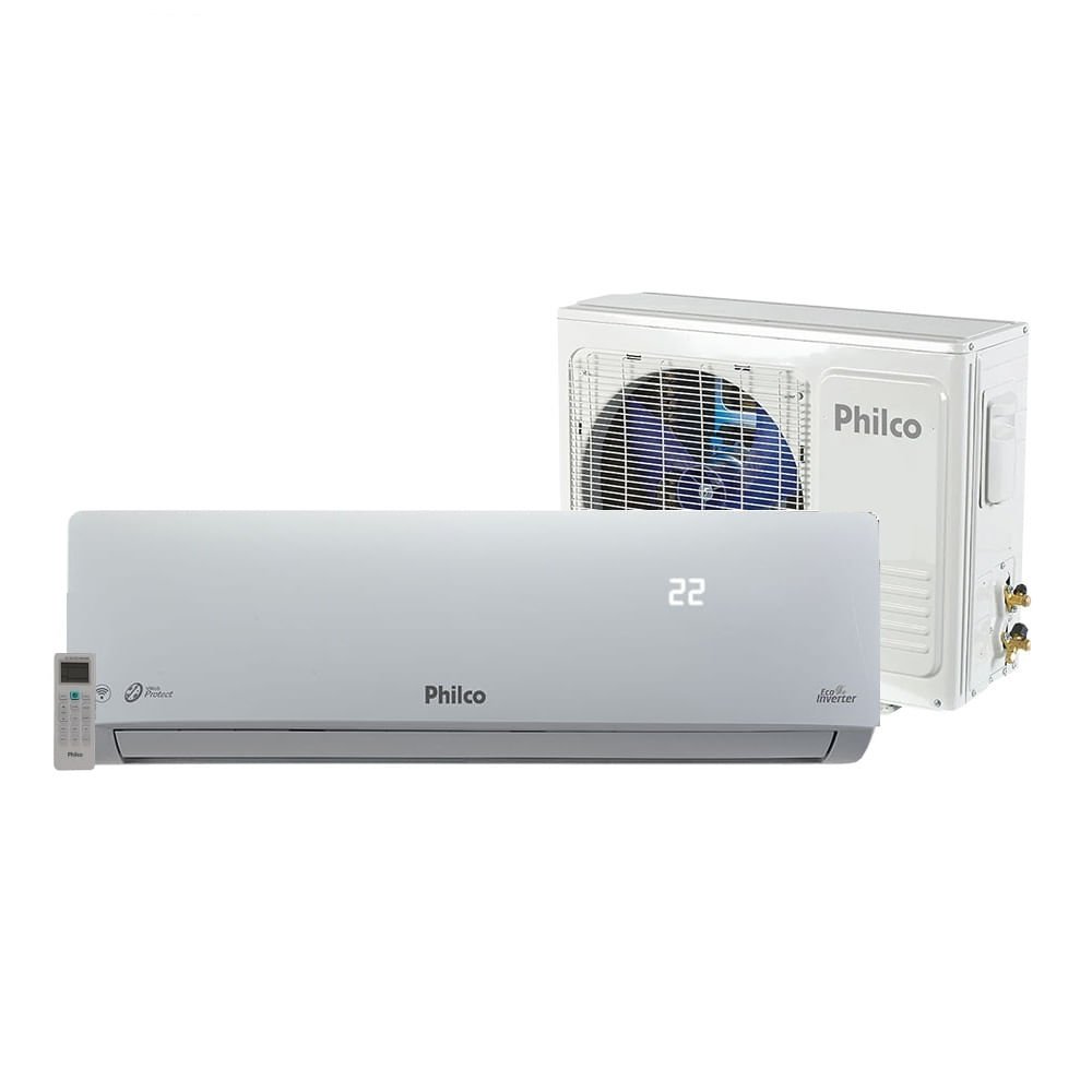 Ar Condicionado Split Hi Wall Inverter Philco Vírus Protect Wifi 18000 BTU/h Quente e Frio PAC18000IQFM9W ¿ 220 Volts