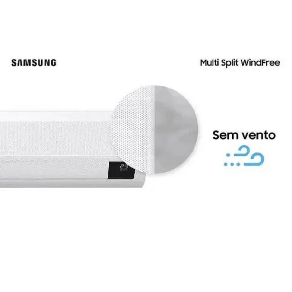 Ar Condicionado Multi Split Samsung Hi Wall Wind Free 3x9000 BTU/h Quente e Frio AJ080AXJ4KH/AZ¿ 220 Volts