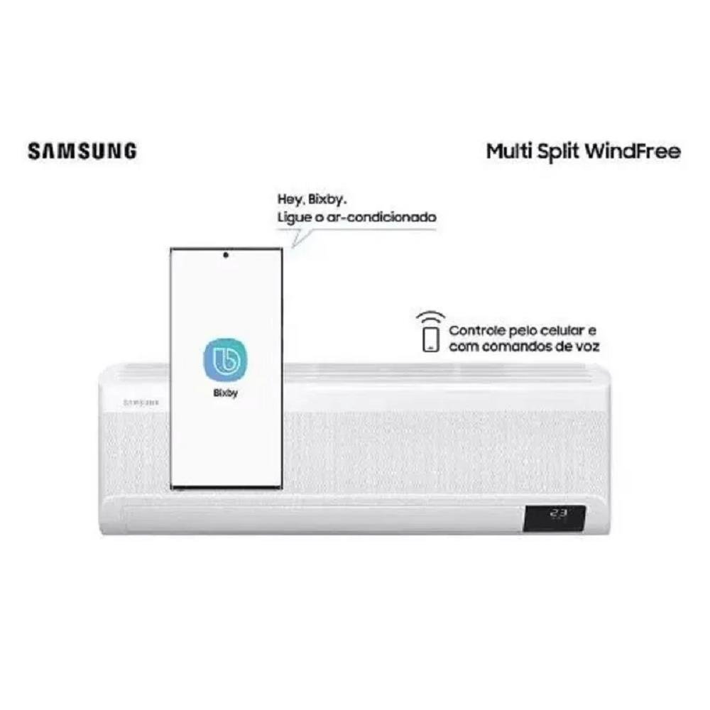 Ar Condicionado Multi Split Samsung Hi Wall Wind Free 3x9000 BTU/h Quente e Frio AJ080AXJ4KH/AZ¿ 220 Volts