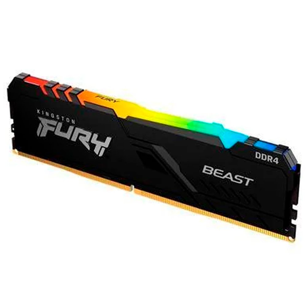 Memoria 16GB Kingston Fury Beast RGB DDR4 3200mhz KF432C16BB2A/16