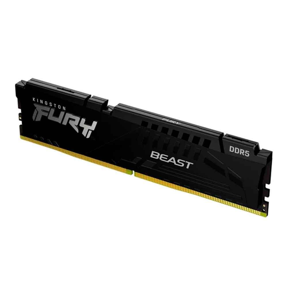 Memoria Kingston Fury Beast 16gb Ddr5 6000mhz 1.35v Black Desktop - Kf560c40bb-16