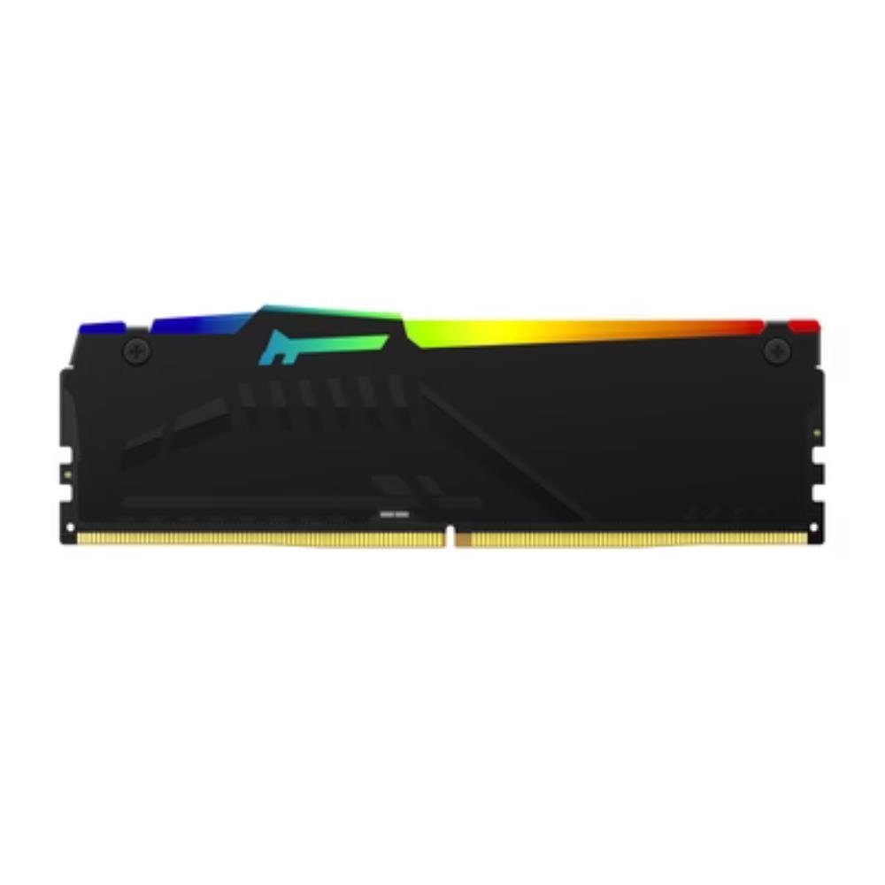 Memória RAM 32gb DDR5 Kingston Fury Beast RGB, 5600MTs, CL40, Preto, KF556C40BBA/32