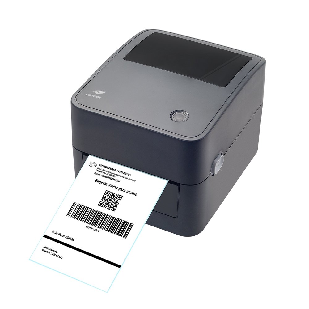 Impressora Térmica C3TECH IT-200 Para Etiquetas - Preto, Bivolt