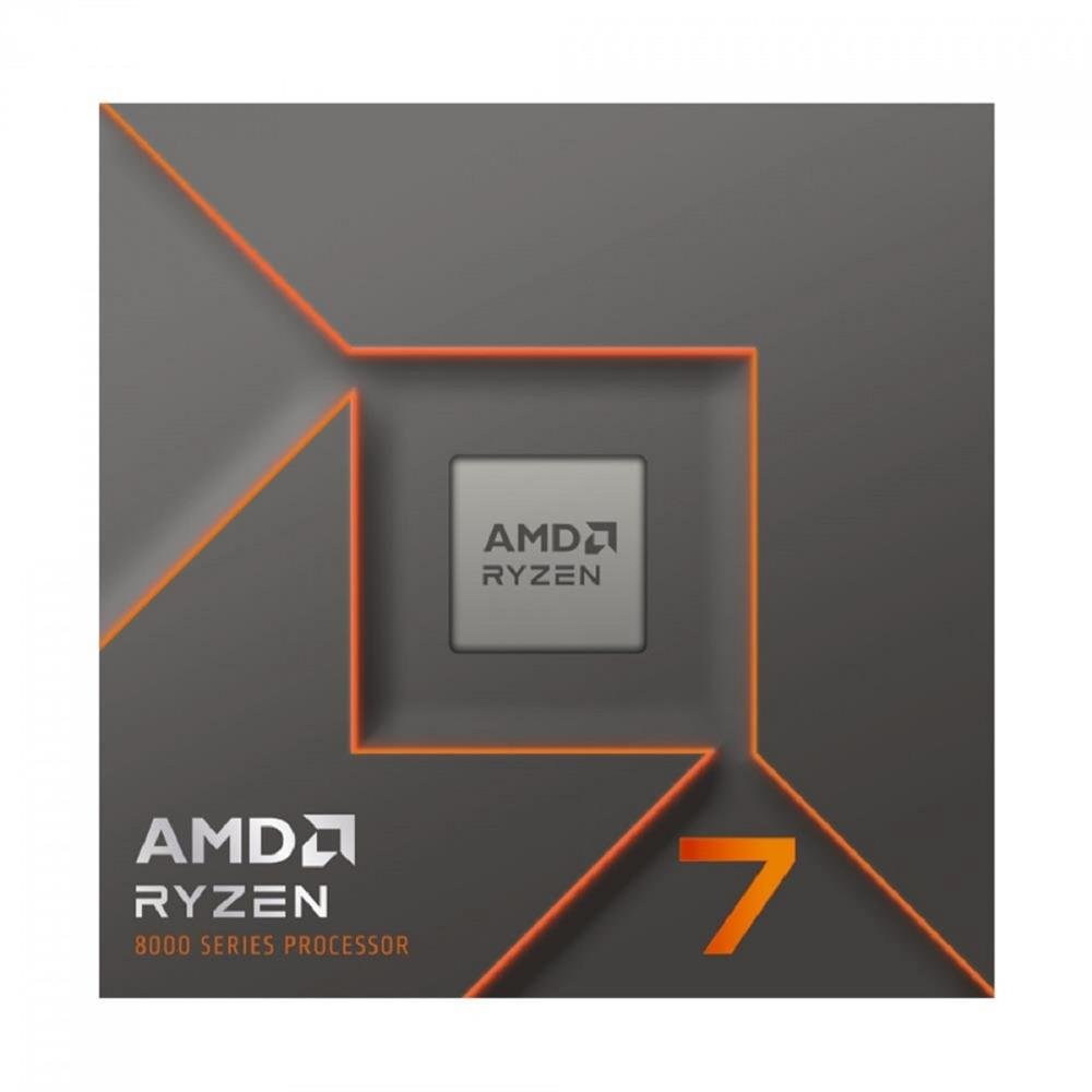 Processador AMD Ryzen 7 8700F, 4.1GHz (5.0GHz Turbo), 8-Cores 16-Threads, AM5, Com Cooler, 100-100001590BOX