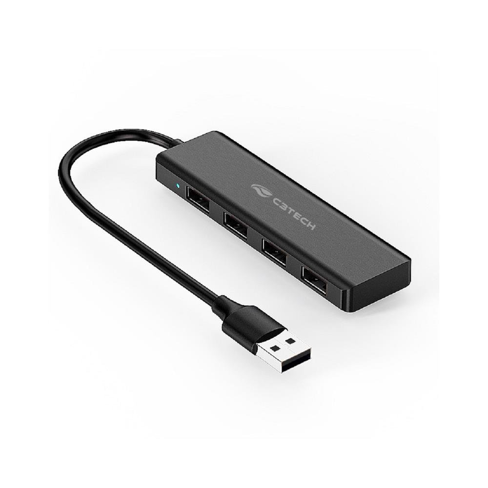 Hub Usb C3tech, 2.0, 4 Portas, Usb-Usb, Hu-230Bka