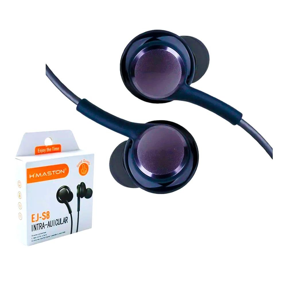 Fone De Ouvido Hmaston Intra-Auricular Ref Ej-S8