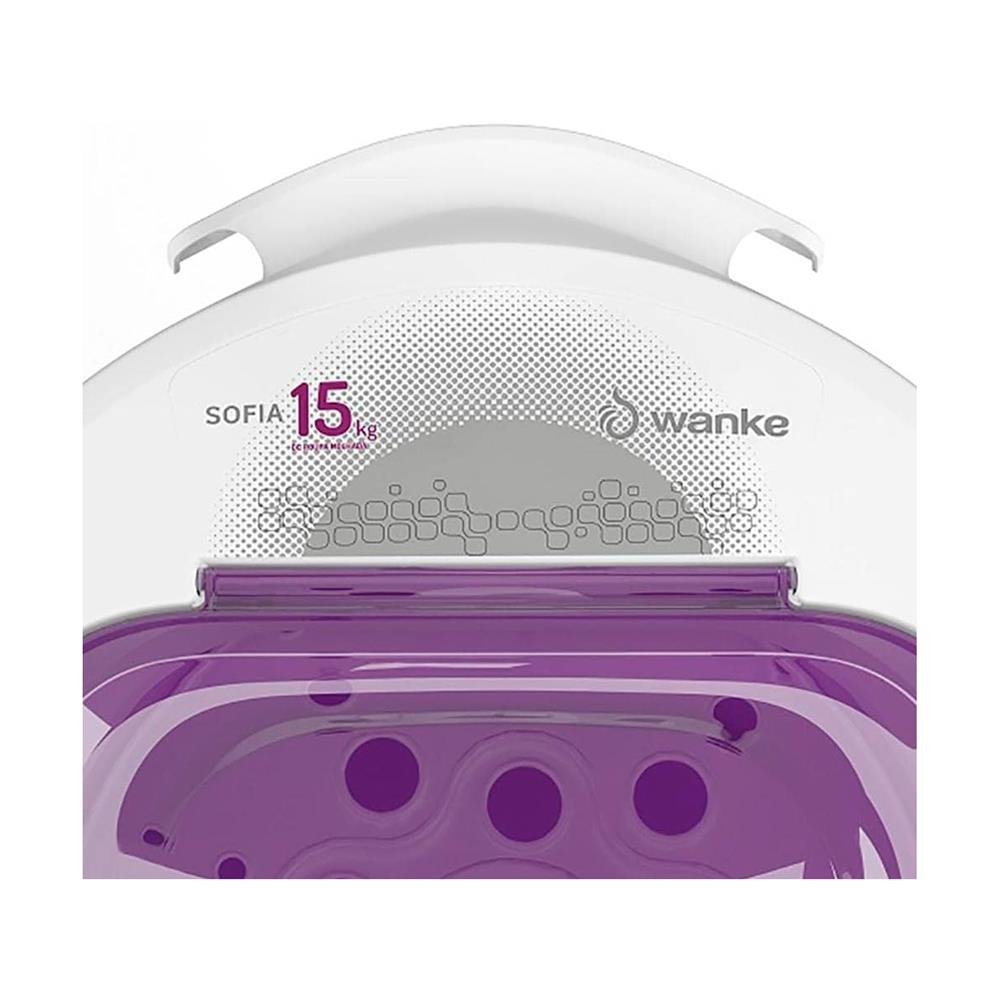 Centrífuga de Roupas Wanke Sofia 15kg Cesto Plástico - Branco - 110 Volts