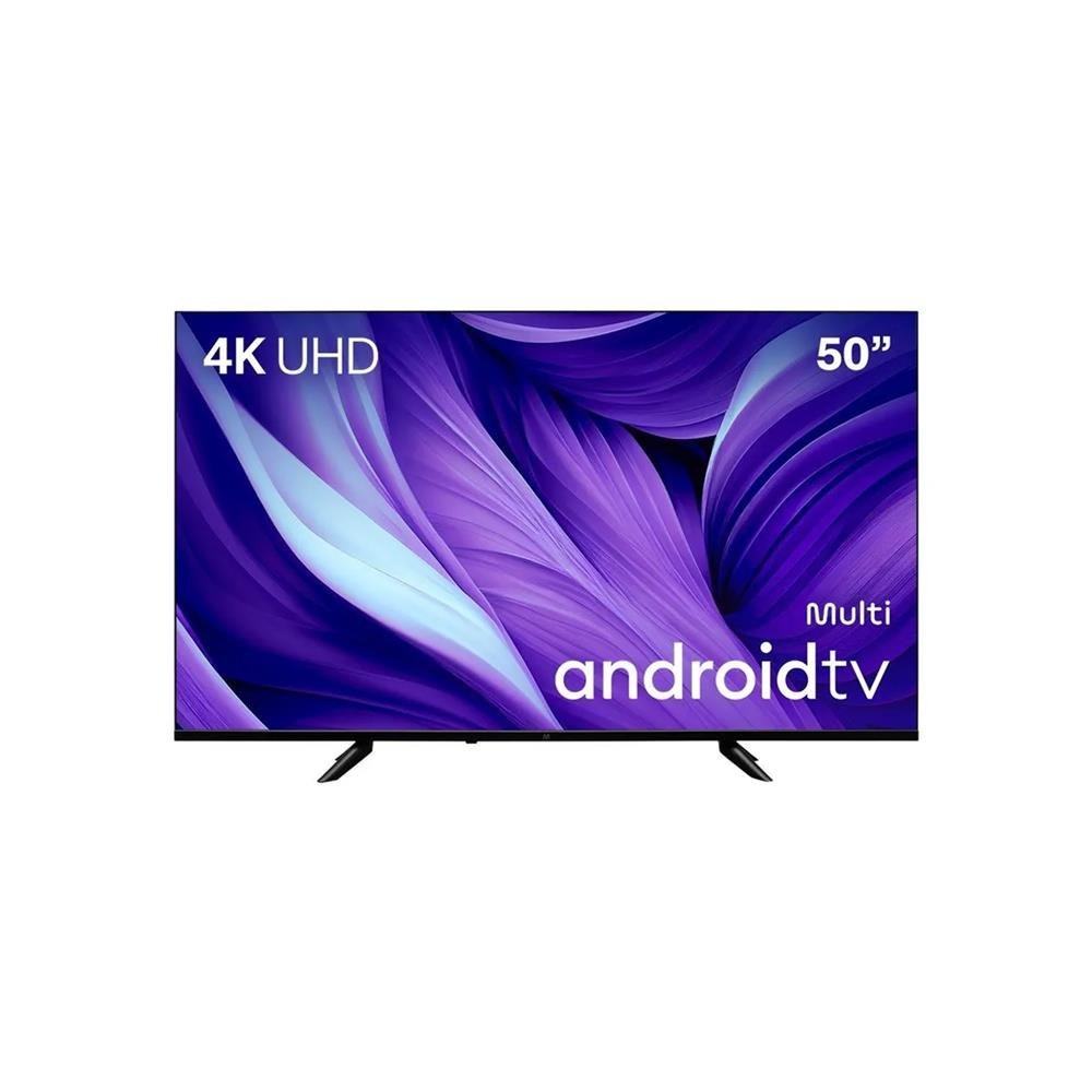 TV TL067M 4K 50 Polegadas Smart Multilaser Preto Bivolt
