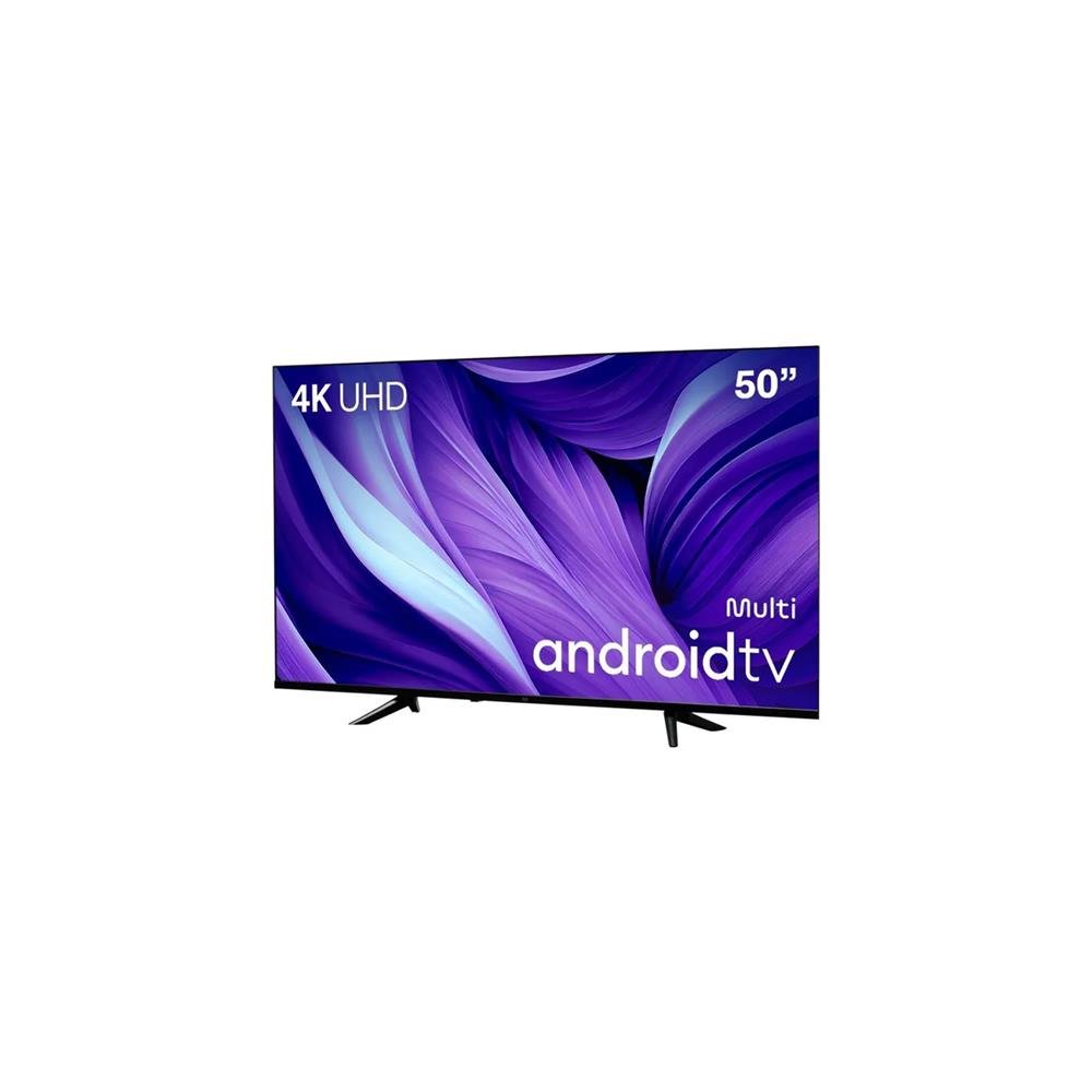 TV TL067M 4K 50 Polegadas Smart Multilaser Preto Bivolt