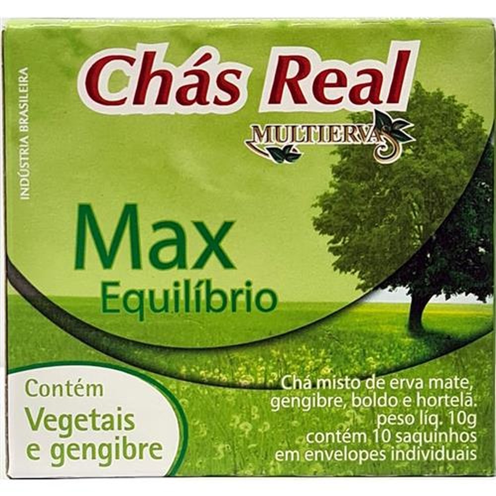 Chá Real Multiervas Max Equilibrio c/Vegetais 10 Gramas