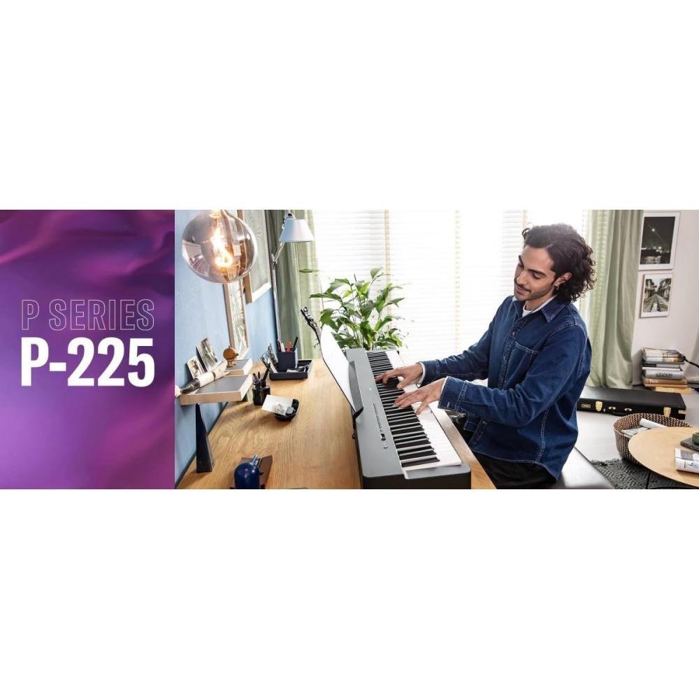 Piano Yamaha P225 Digital Preto Un.Venda: PC/1