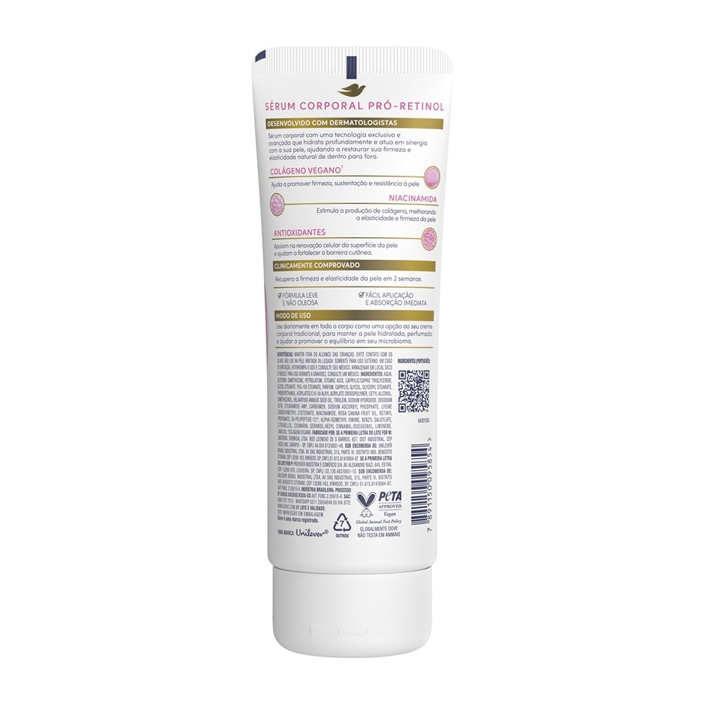 Sérum Dove Corporal Pro-Retinol + Firmador 180ml